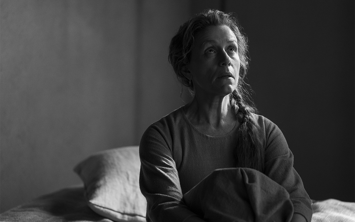 Frances McDormand as Lady Macbeth in <em>The Tragedy of Macbeth</em> (A24/Apple TV+)